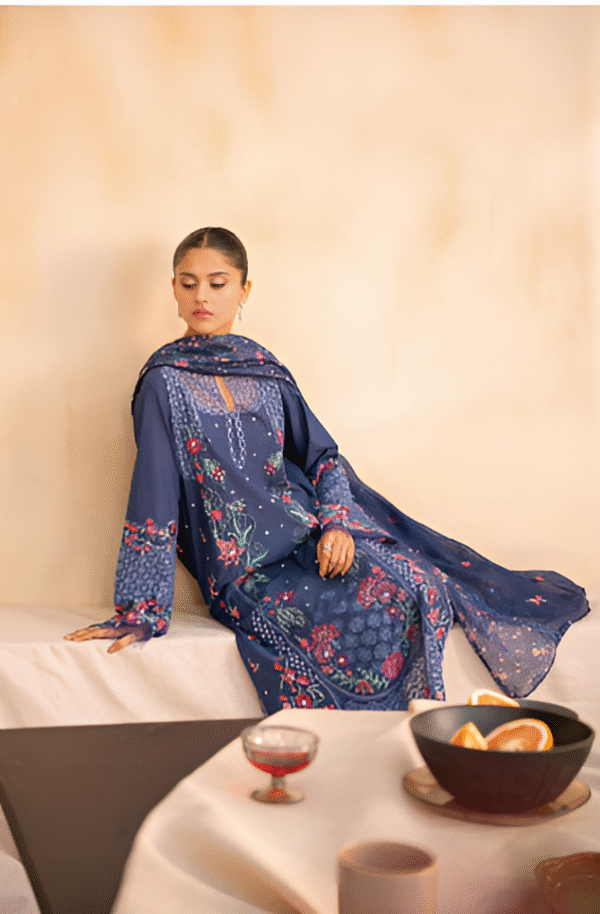 3 PC Premium Embroidered Collection by Rajbari - Image 2