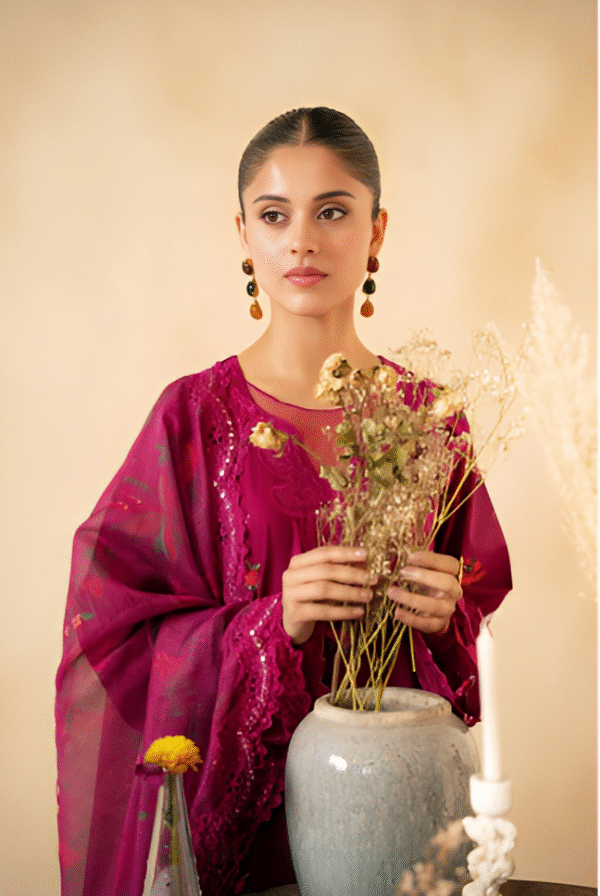 3 PC Premium Embroidered Collection by Rajbari - Image 2