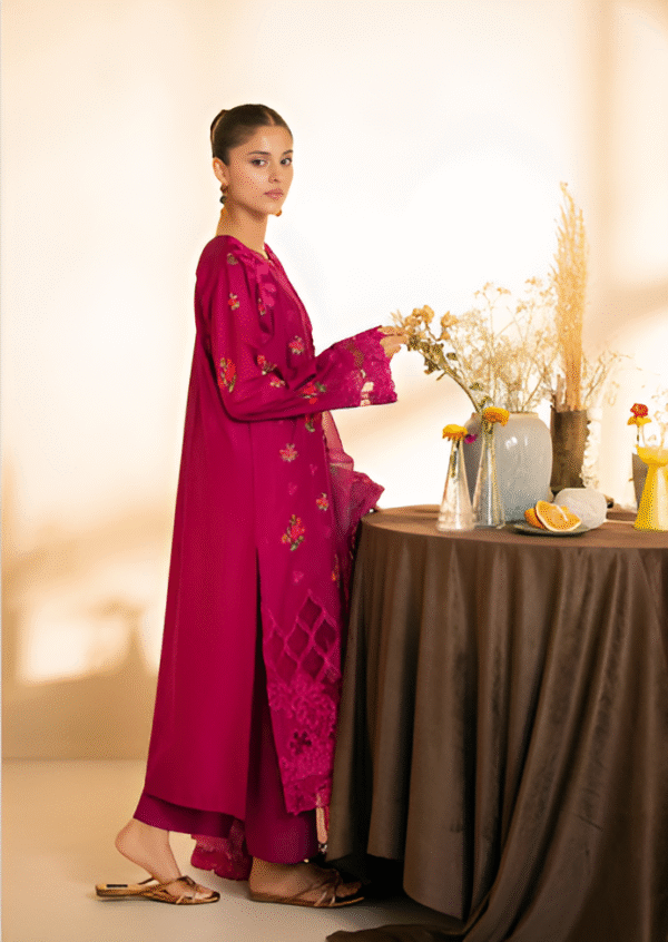 3 PC Premium Embroidered Collection by Rajbari - Image 3