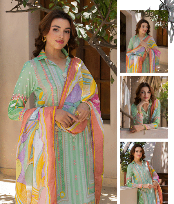 3 PC Printed Lawn Suits - Image 3