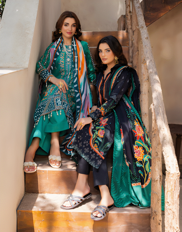 3 PC Printed Lawn Suits - Image 3