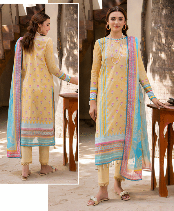 3 PC Printed Lawn Suits - Image 2