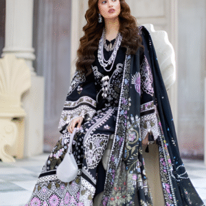 3 PC LUXURY EMBROIDERED COLLECTION BY MAHNUR
