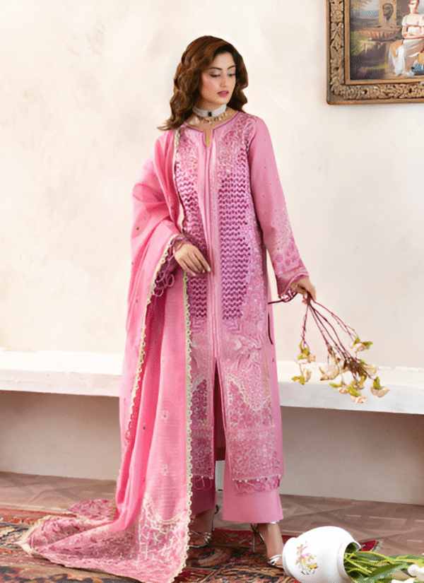 3 PC LUXURY EMBROIDERED COLLECTION BY MAHNUR