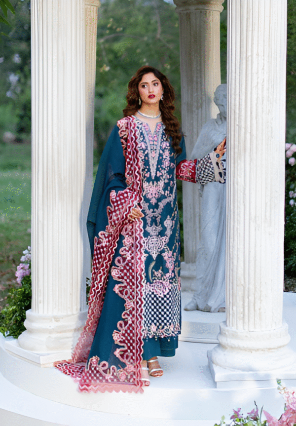 3 PC LUXURY EMBROIDERED COLLECTION BY MAHNUR