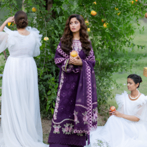 3 PC LUXURY EMBROIDERED COLLECTION BY MAHNUR