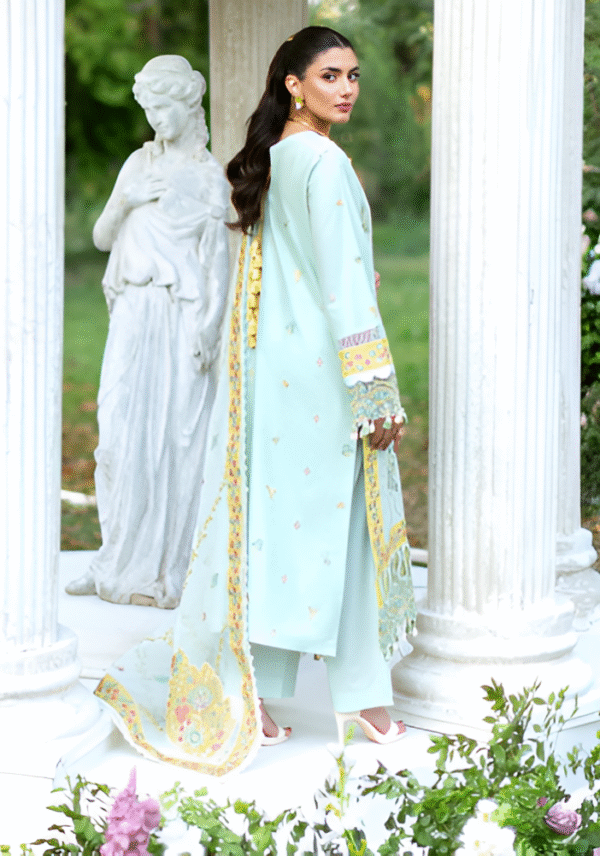 3 PC LUXURY EMBROIDERED COLLECTION BY MAHNUR - Image 2