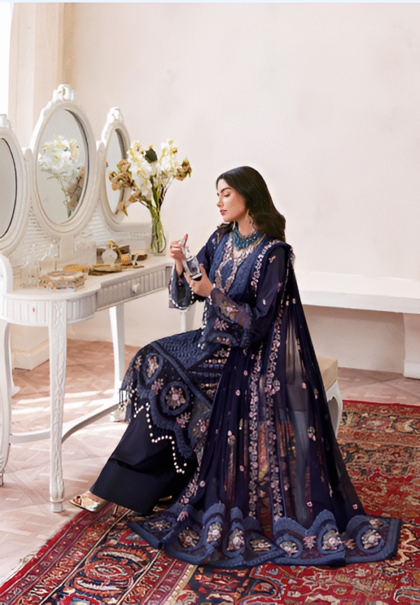 3 PC LUXURY EMBROIDERED COLLECTION BY MAHNUR