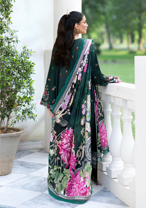 3 PC LUXURY EMBROIDERED COLLECTION BY MAHNUR - Image 2