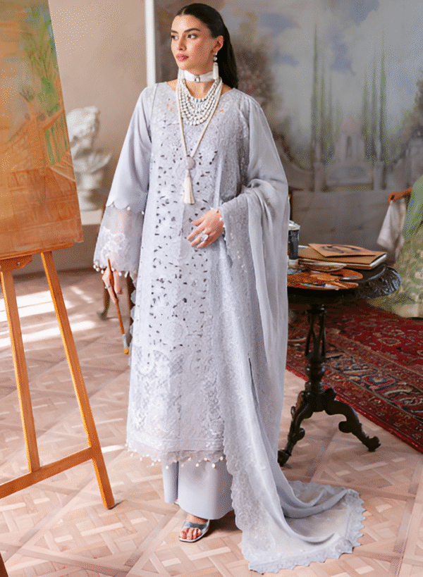 3 PC LUXURY EMBROIDERED COLLECTION BY MAHNUR
