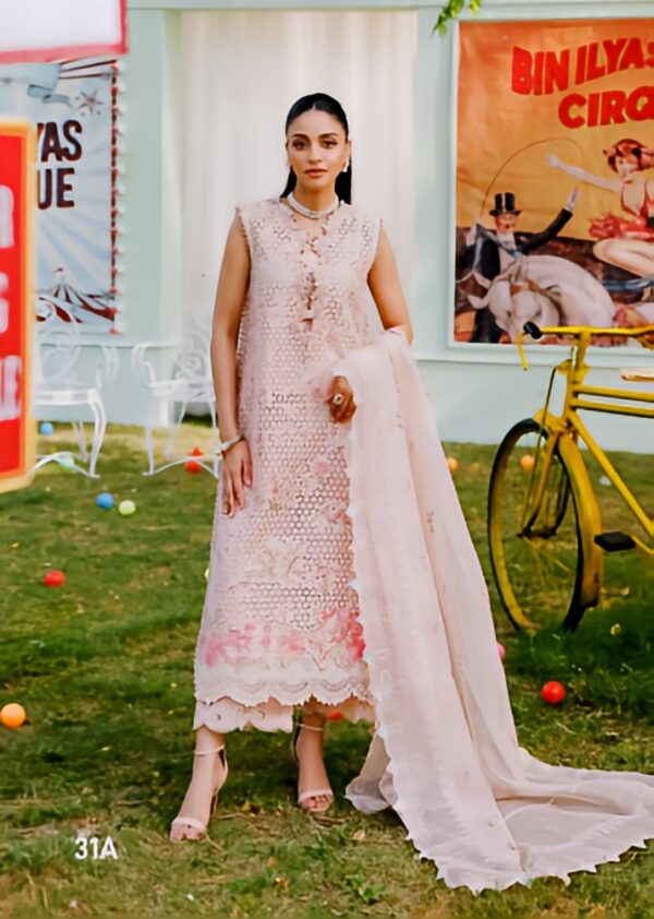 3 PC Luxury Embroidered Collection by Bin Ilyas