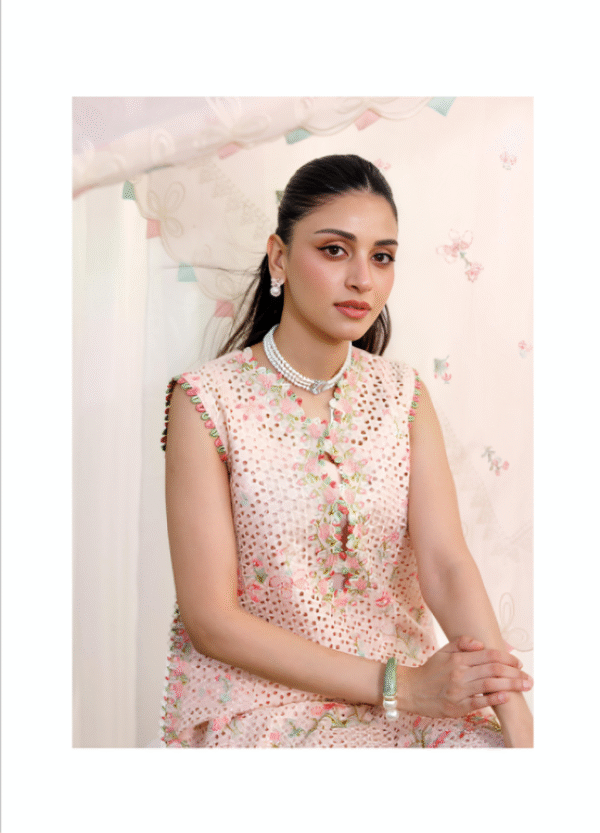 3 PC Luxury Embroidered Collection by Bin Ilyas - Image 3