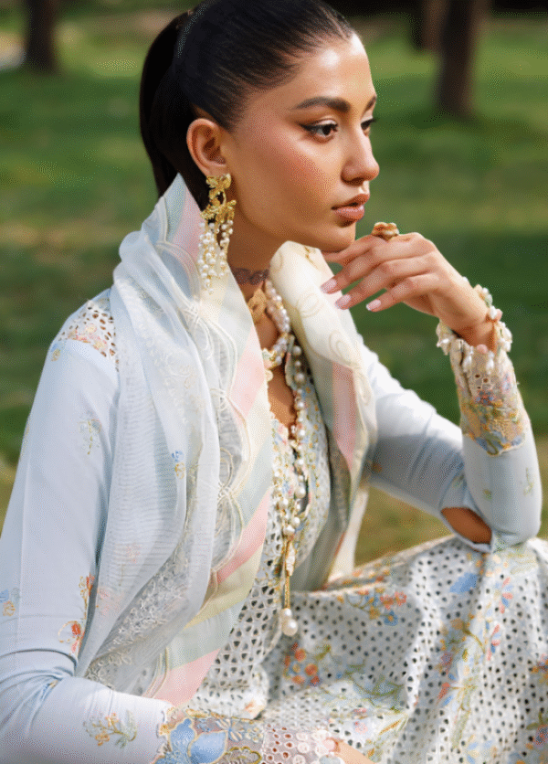 3 PC Luxury Embroidered Collection by Bin Ilyas - Image 2