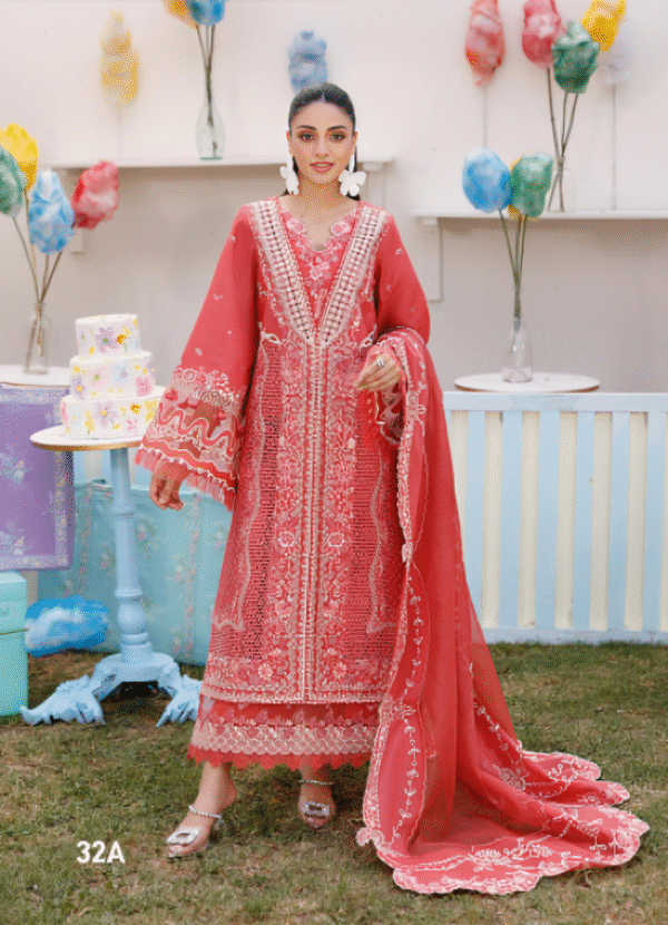 3 PC Luxury Embroidered Collection by Bin Ilyas