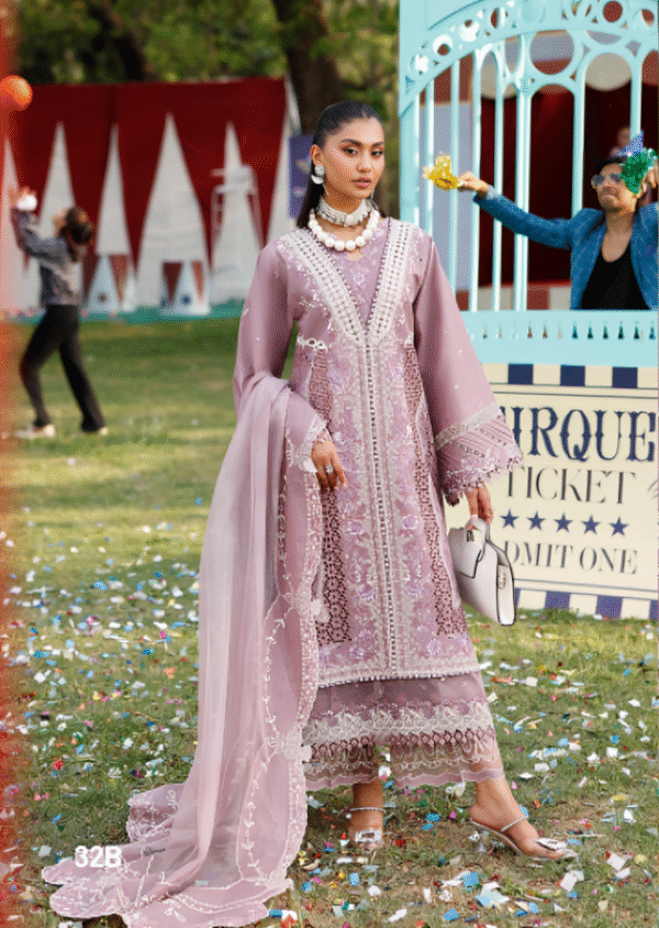 3 PC Luxury Embroidered Collection by Bin Ilyas