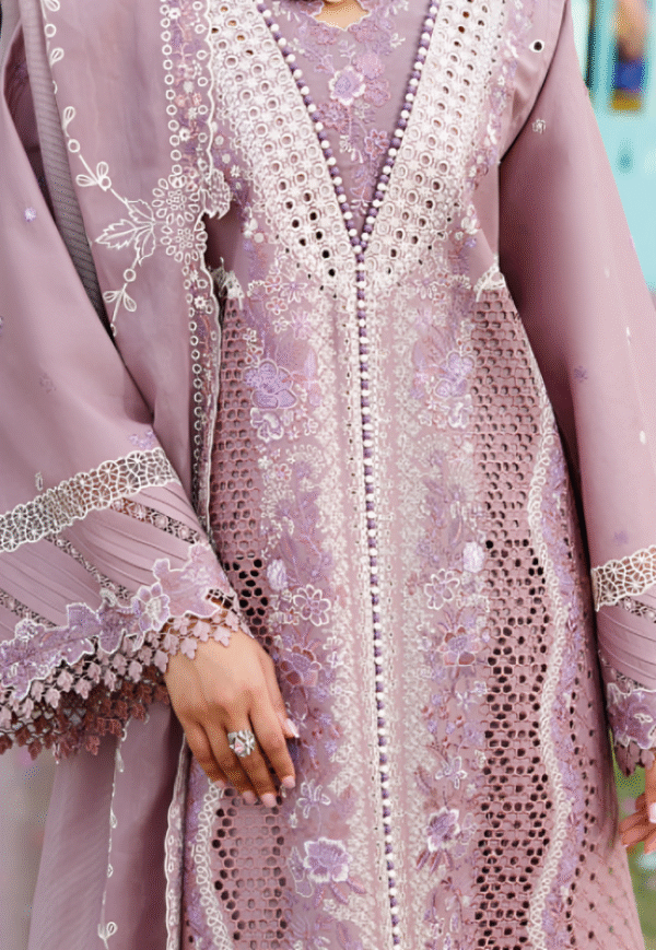 3 PC Luxury Embroidered Collection by Bin Ilyas - Image 2
