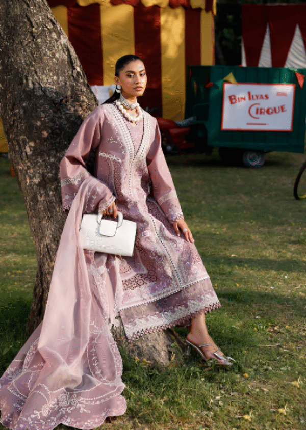 3 PC Luxury Embroidered Collection by Bin Ilyas - Image 3