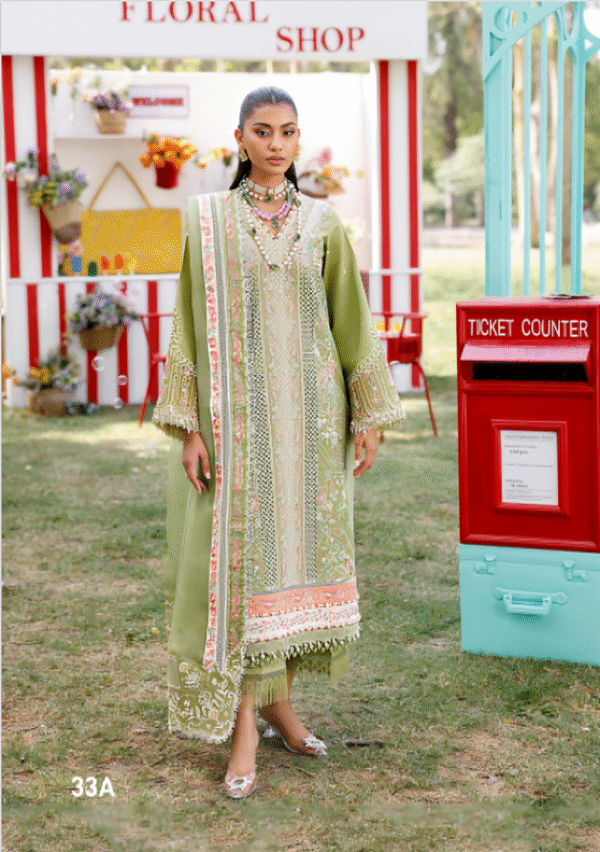 3 PC Luxury Embroidered Collection by Bin Ilyas