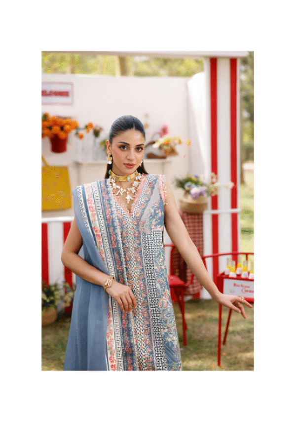 3 PC Luxury Embroidered Collection by Bin Ilyas - Image 2