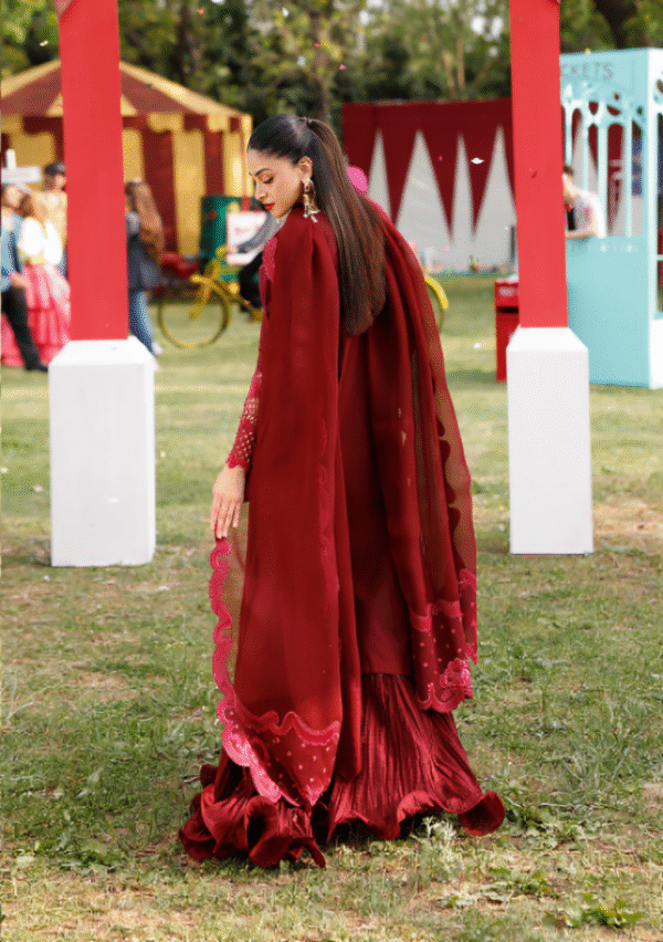 3 PC Luxury Embroidered Collection by Bin Ilyas - Image 2