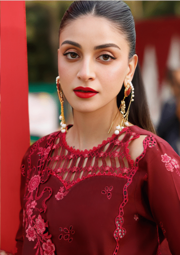 3 PC Luxury Embroidered Collection by Bin Ilyas - Image 4