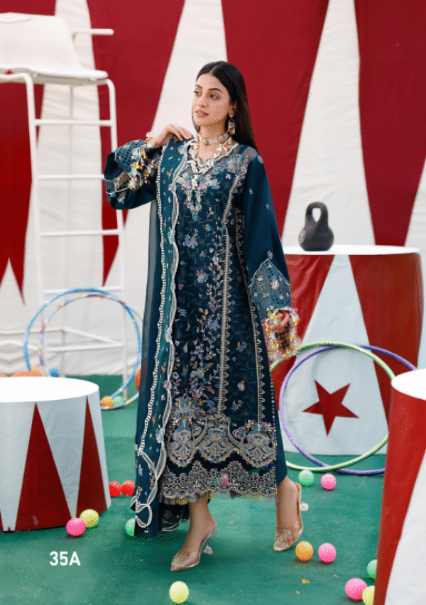 3 PC Luxury Embroidered Collection by Bin Ilyas