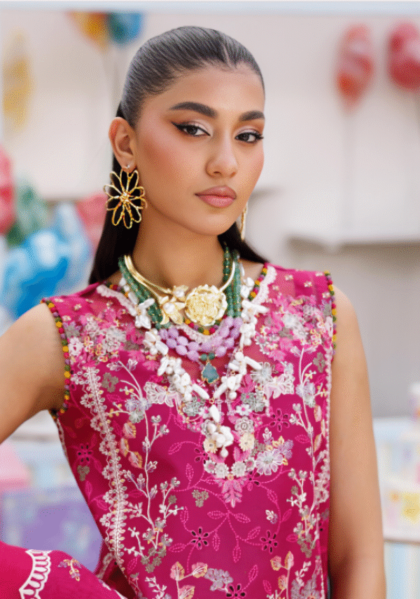 3 PC Luxury Embroidered Collection by Bin Ilyas - Image 2