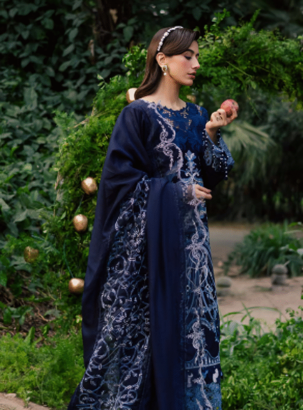 3 PC Luxury Embroidered Lawn by parishay - Image 2