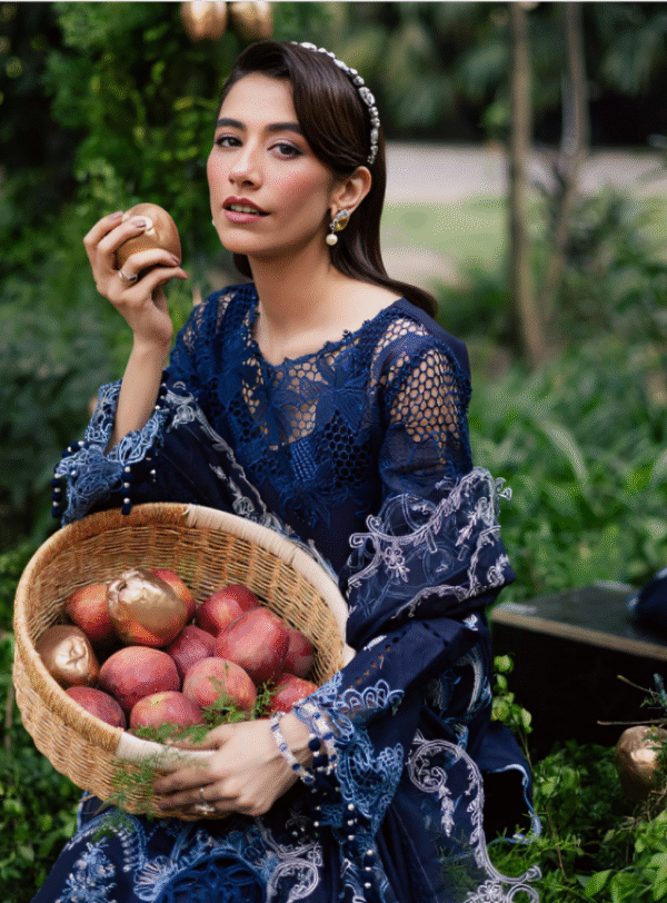 3 PC Luxury Embroidered Lawn by parishay - Image 3