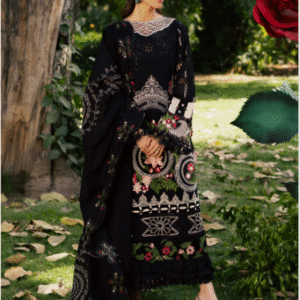 3 PC Luxury Embroidered Lawn by parishay