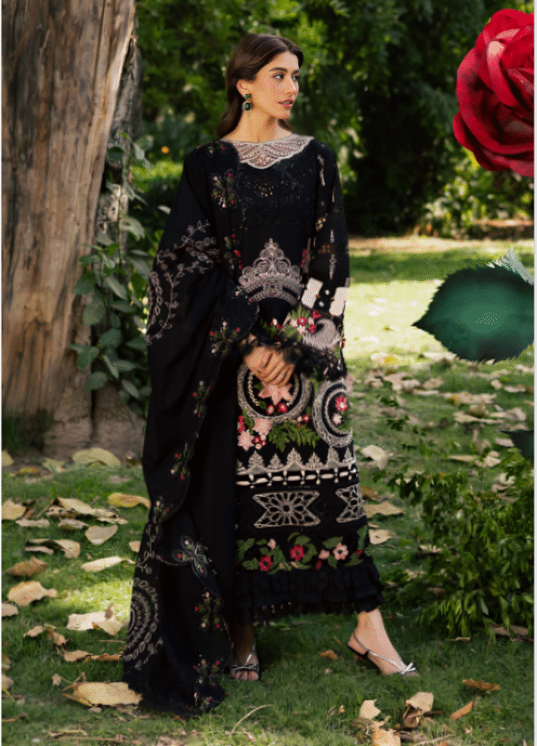 3 PC Luxury Embroidered Lawn by parishay