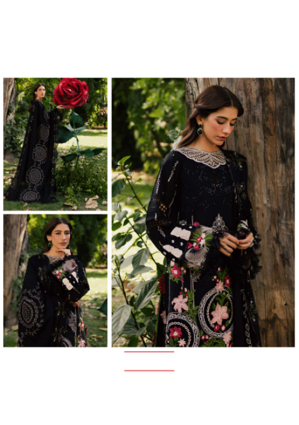 3 PC Luxury Embroidered Lawn by parishay - Image 2