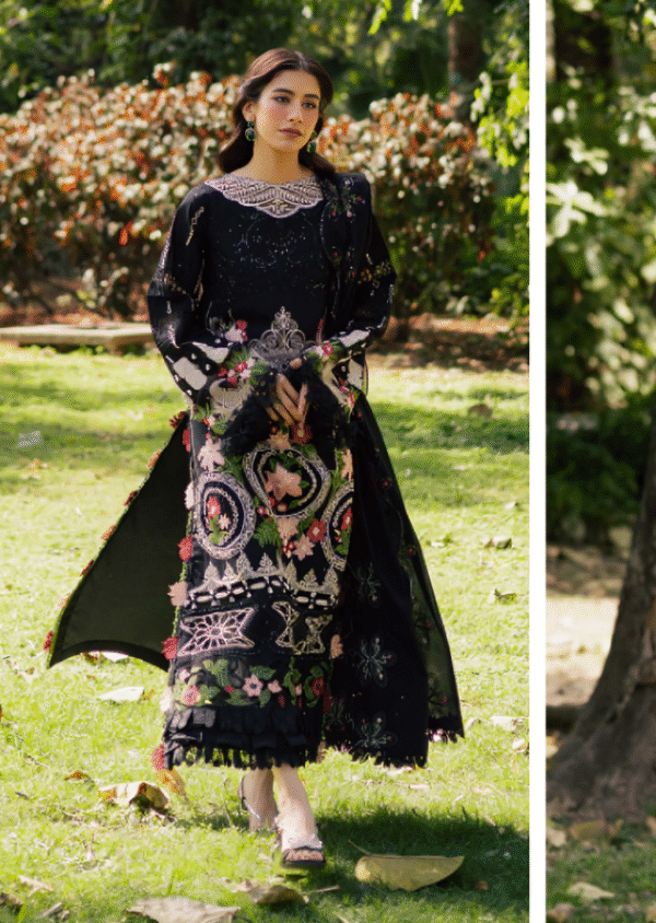 3 PC Luxury Embroidered Lawn by parishay - Image 3