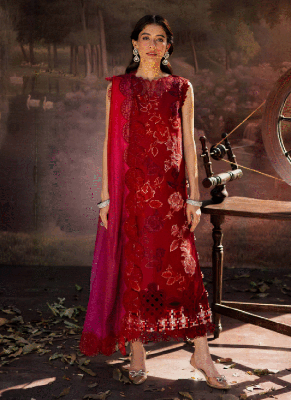 3 PC Luxury Embroidered Lawn by parishay
