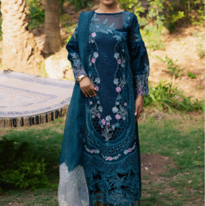 3 PC Luxury Embroidered Lawn by parishay
