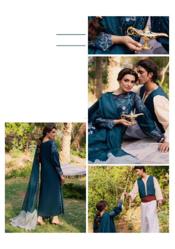 3 PC Luxury Embroidered Lawn by parishay - Image 2