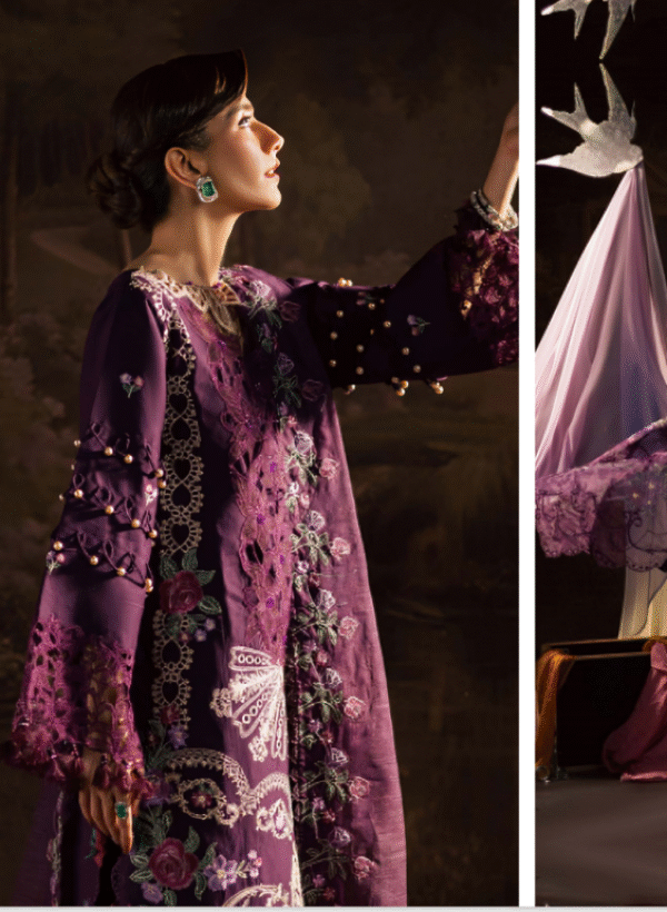 3 PC Luxury Embroidered Lawn by parishay - Image 2