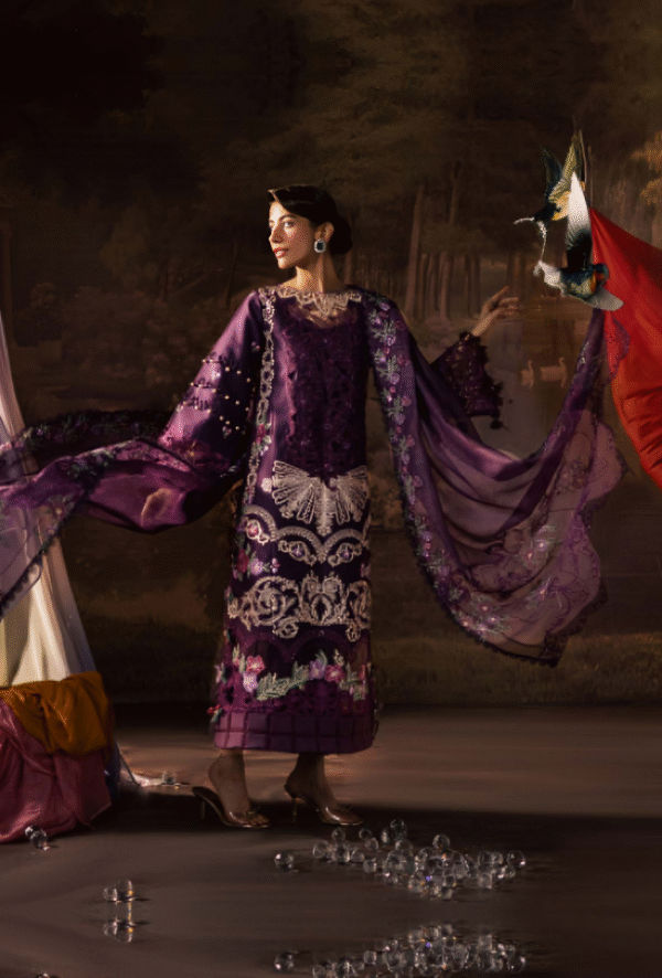 3 PC Luxury Embroidered Lawn by parishay
