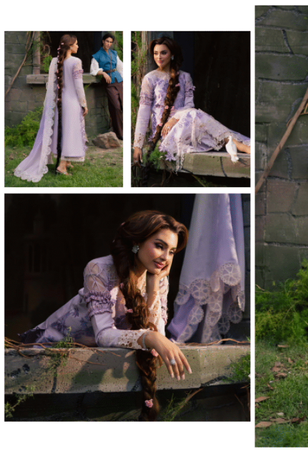 3 PC Luxury Embroidered Lawn by parishay - Image 2