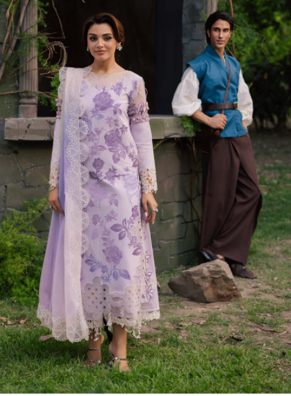 3 PC Luxury Embroidered Lawn by parishay