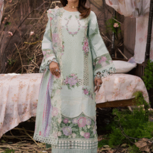3 PC Luxury Embroidered Lawn by parishay