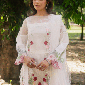 3 PC Luxury Embroidered Lawn by parishay