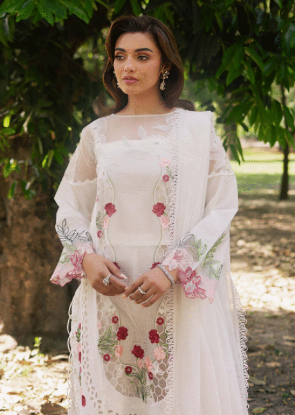 3 PC Luxury Embroidered Lawn by parishay