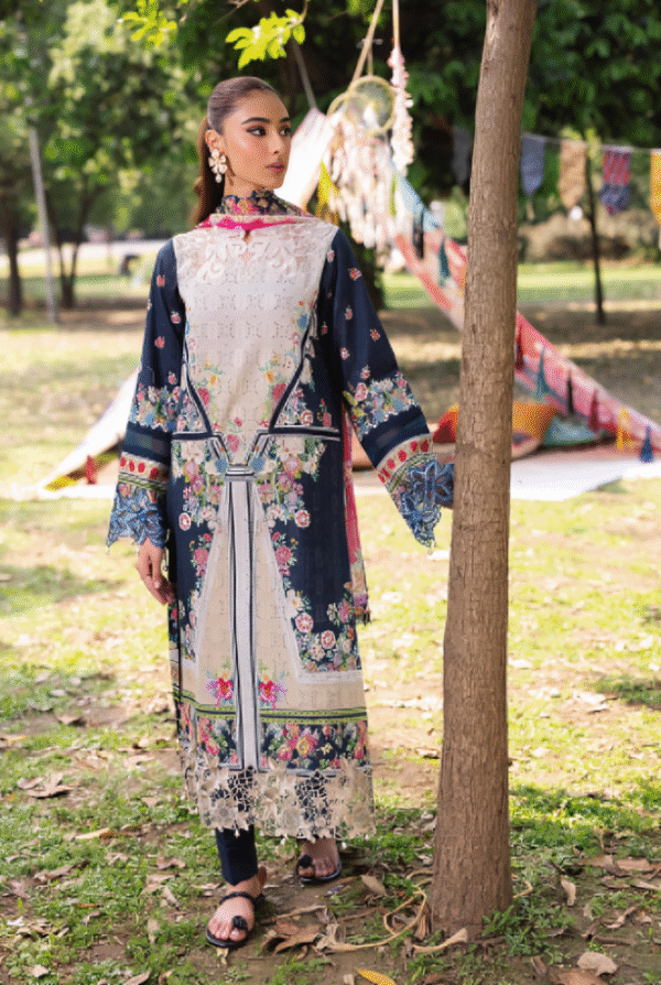 3 PC Heavy Embroidered Collection by Rajbari - Image 4