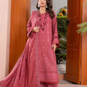 3 PC Embroided Winter suit by Dseire Boutique