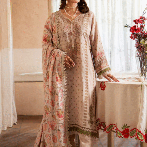 3PC Linen Printed Suit BY Desire Boutique