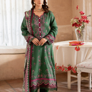 3PC Linen Printed Suit BY Desire Boutique