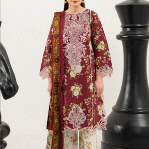 Embroidered 3PC by Mahnur 2026