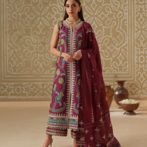 Mashriq Luxury Embroidered Lawn "2026" by binilyas